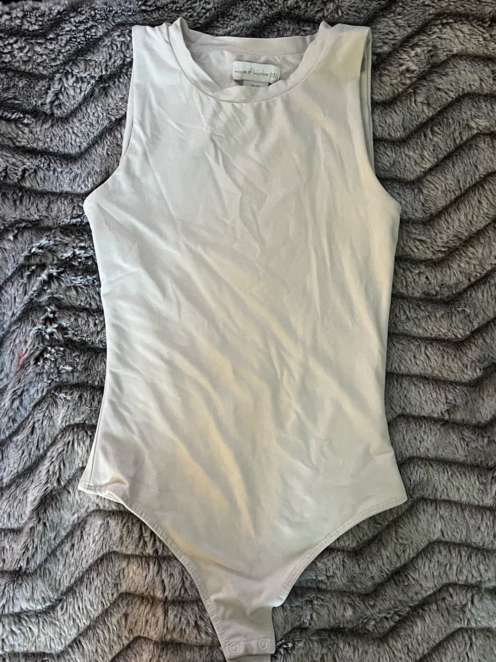 Classic Sleeveless Bodysuit — Cream